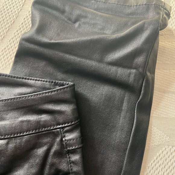 Faux Leather Straight Jean - Picture 4 of 6